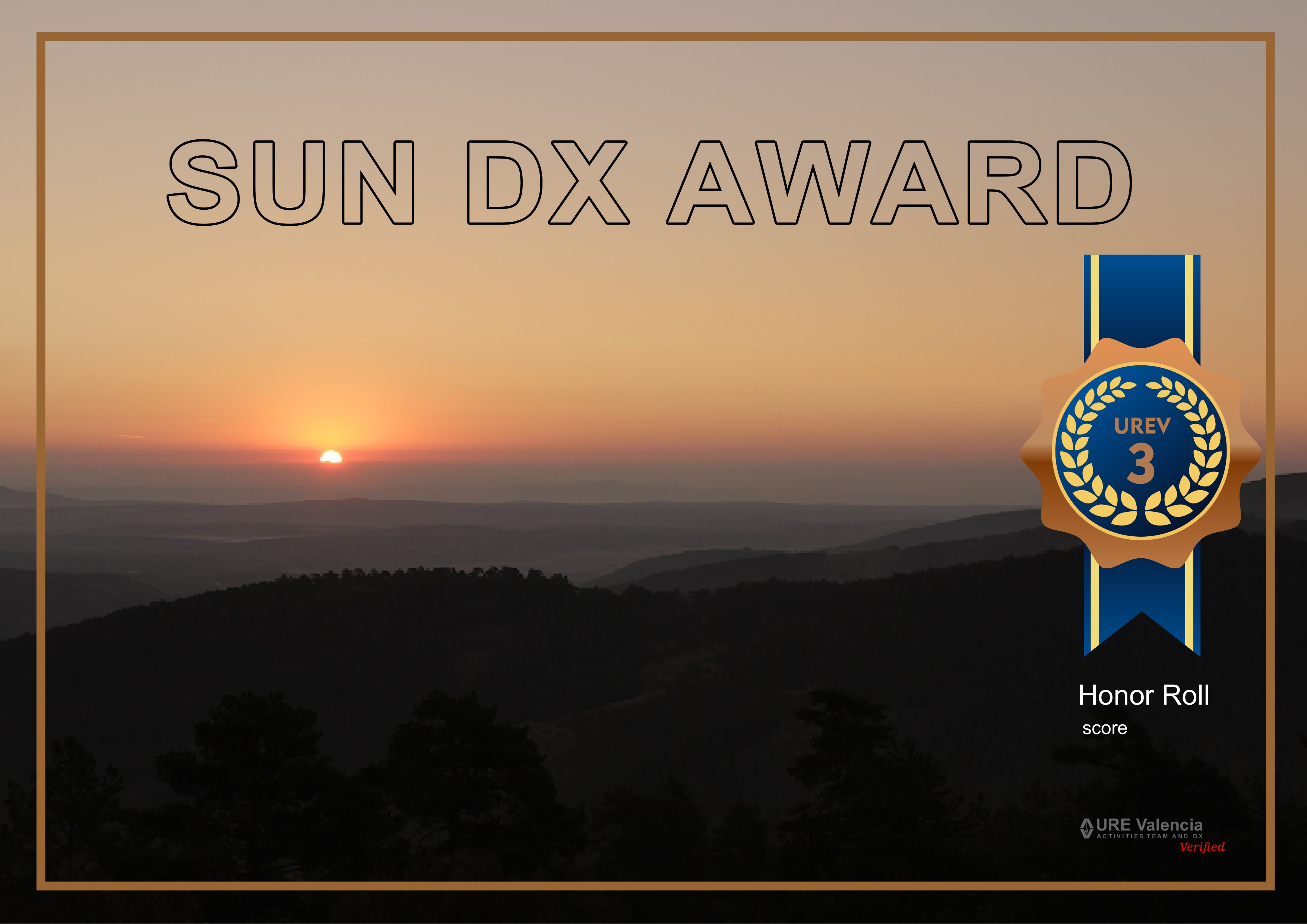 SUN DX AWARD